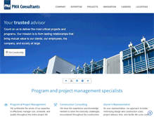 Tablet Screenshot of pmaconsultants.com